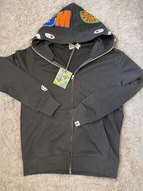BAPE Shark Full Zip Hoodie - Black